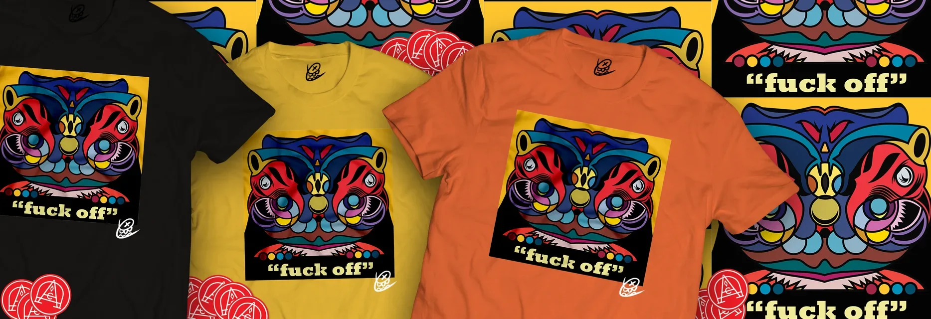 DRK94 artwork applied to apparel